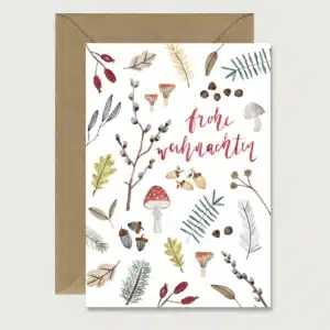 Weihnachtskarte Natur